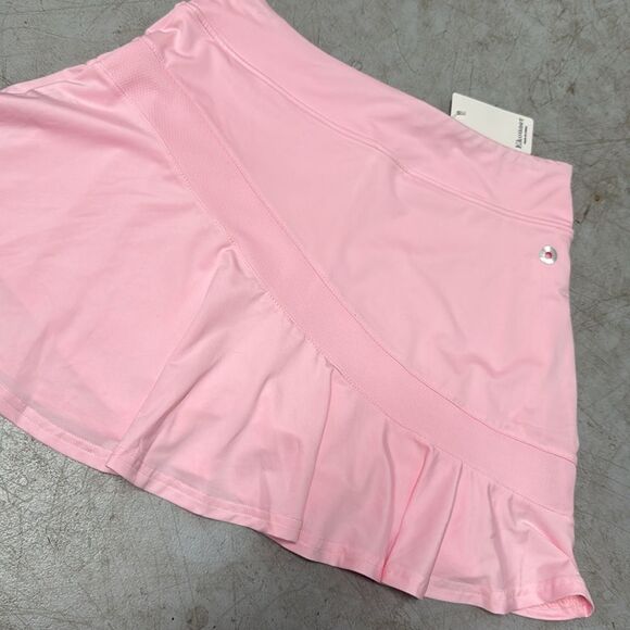 NWT Ekouar Womens Athletic Pink Ruffled Skort NWT - Size Medium - Picture 3 of 4